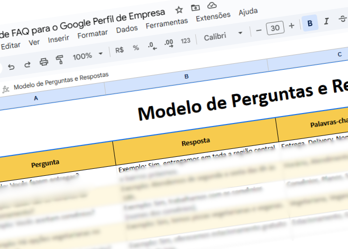ebook Google Perfil da Empresa- Bônus - FAQ